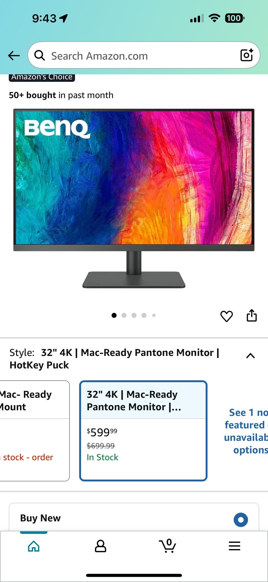 BenQ Designer Monitor Brand new