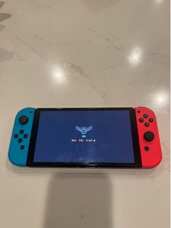 Nintendo switch OLED with modchip