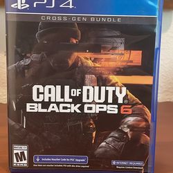 Call Of Duty Black Ops 6 PS4