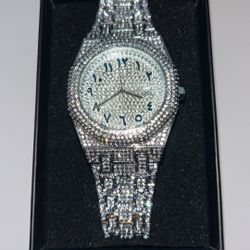 ICED OUT VVS MOISSANITE WATCH