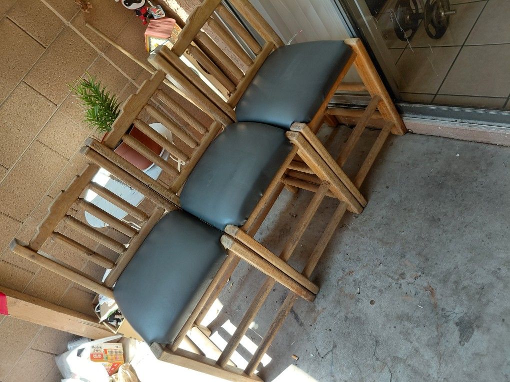 Rustic Wooden Chairs