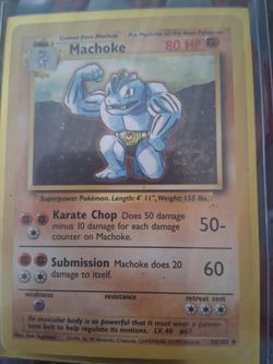 Machoke first edition 1995