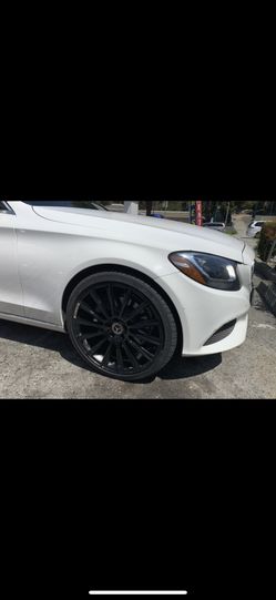 Mercedes C300 E300 Cls Close Sl 20” New Blk Amg Style Rims New Tires Set S550