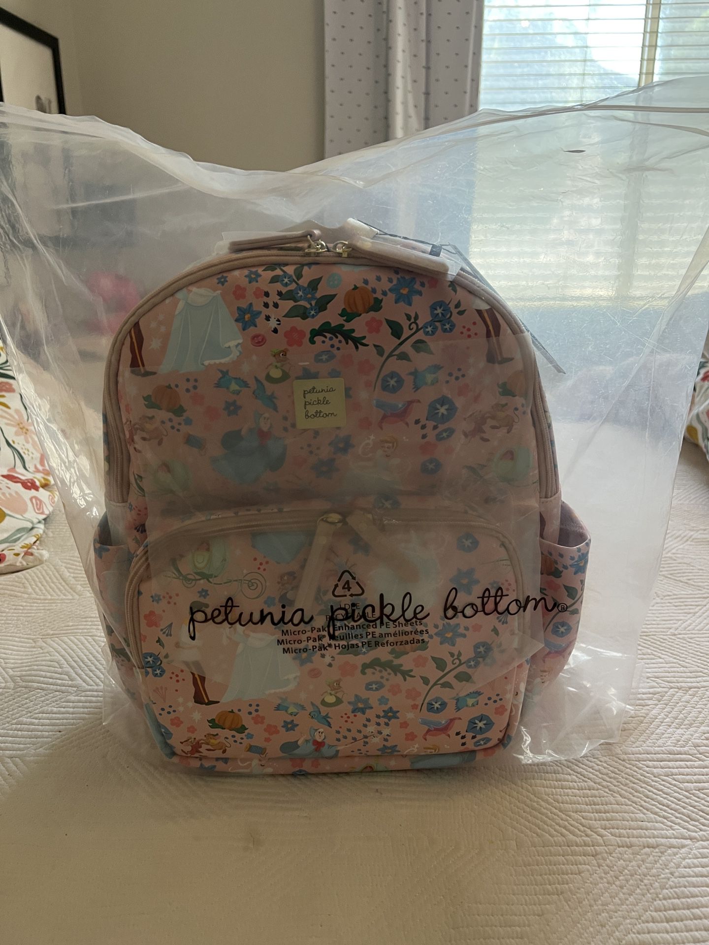 Petunia pickle Bottom Limited Edition Cinderella Backpack Diaper Bag