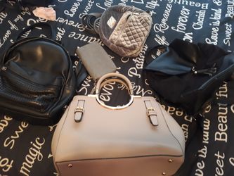 $40 por todas las bolsas 1 es nueva las demás buen estado 1 mochila es marca bebe