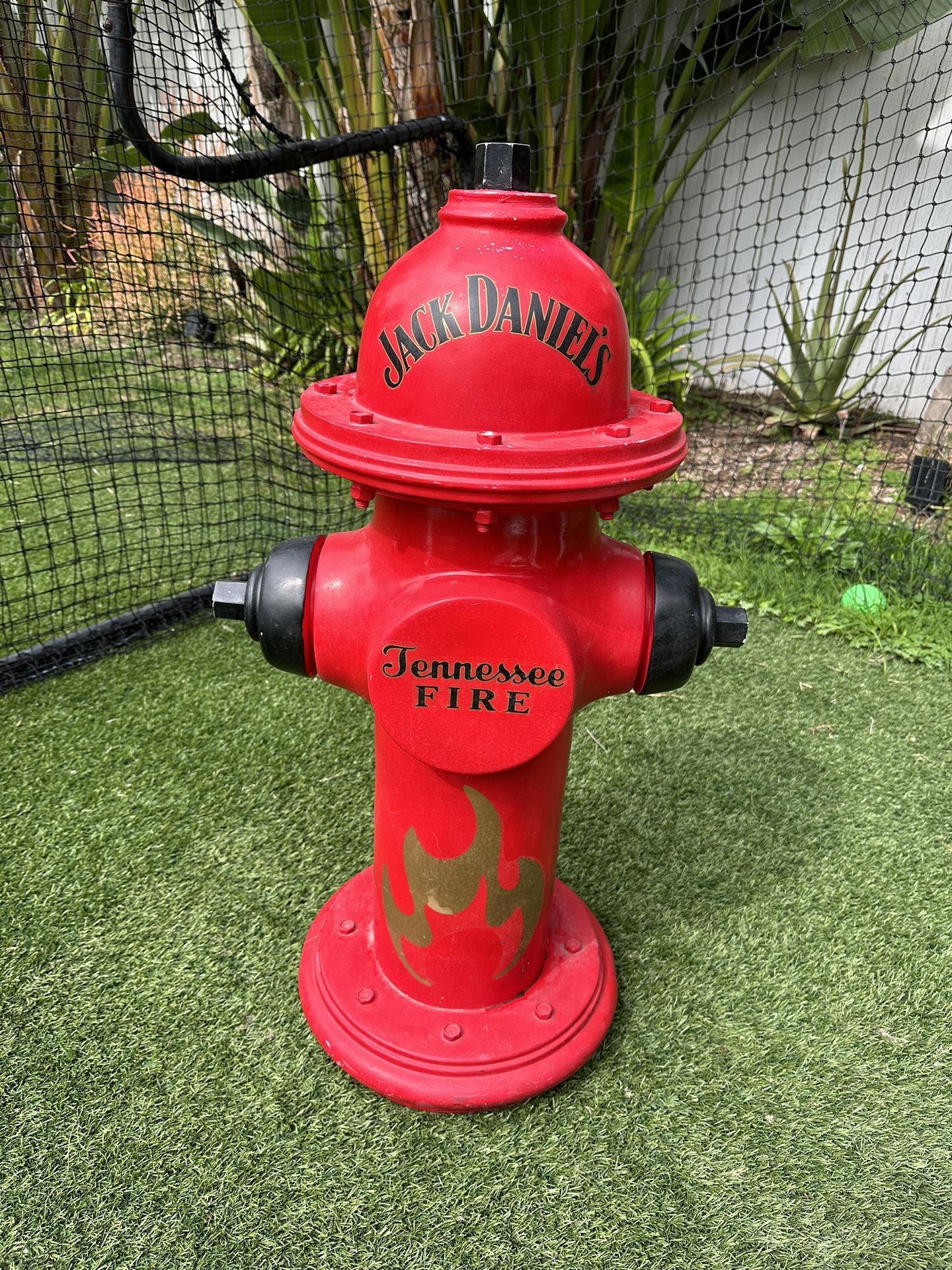 Fire 🔥 Hydrant Jack Daniels for Bar, Poker Table , Pool Table, Poolside Backyard Collectible