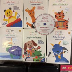 Baby Einstein DVDs + 2 DVD Portable Players