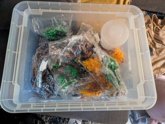 Assorted Legos from the bonsai tree set
