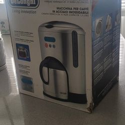 DeLonghi Coffee Maker Stainless Steel DCM485 10 Cups