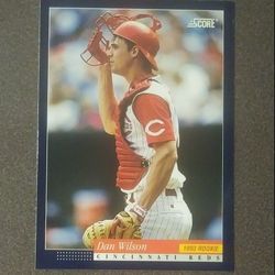 1994 Score Dan Wilson Cincinnati Reds #355 Rookie RC Baseball Card Vintage Collectible Sports MLB