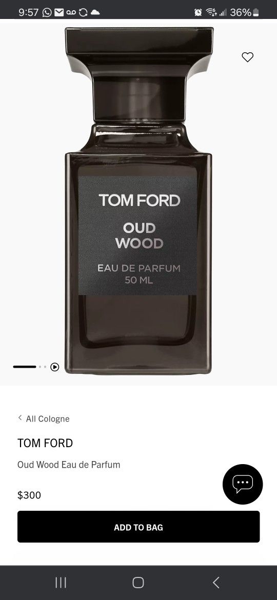 New Tom Ford Cologne