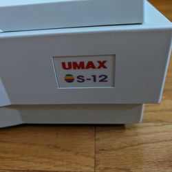 Vintage 1990s Scanner UMAX S-12 