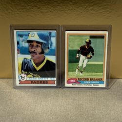 Ozzie Smith Rookie Baseball Card (1979 Topps) 🔥🔥 Plus His 3rd Year Card