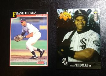 1991 & 1996 Frank Thomas Baseball Cards