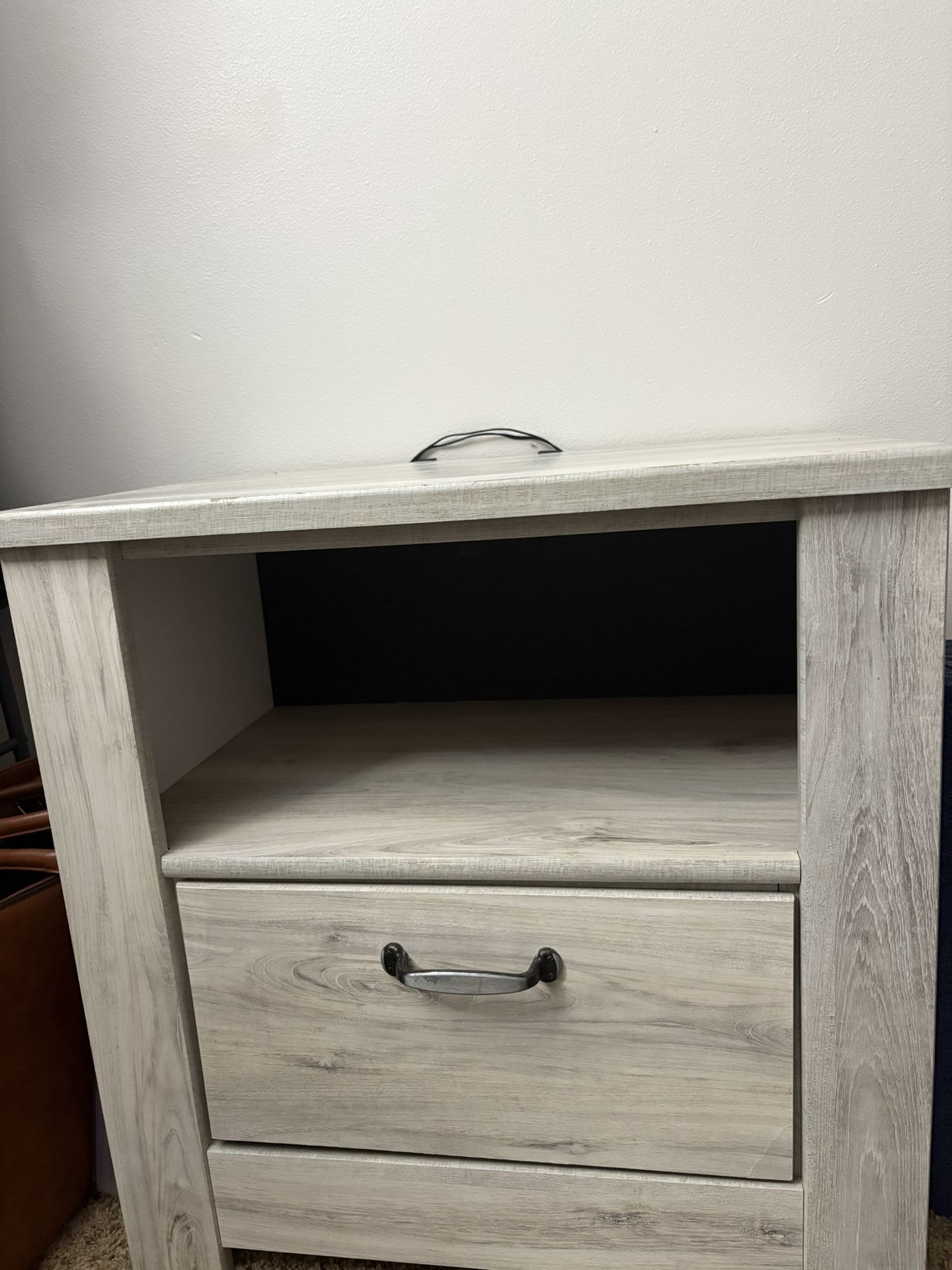 Night Stand With Plug In Attached