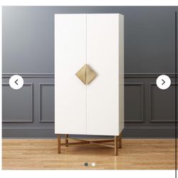 Astoria White Wardrobe CB2