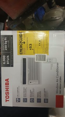 Toshiba 6000 Btu/h WIndow AC Unit Brand New Never Been Opened