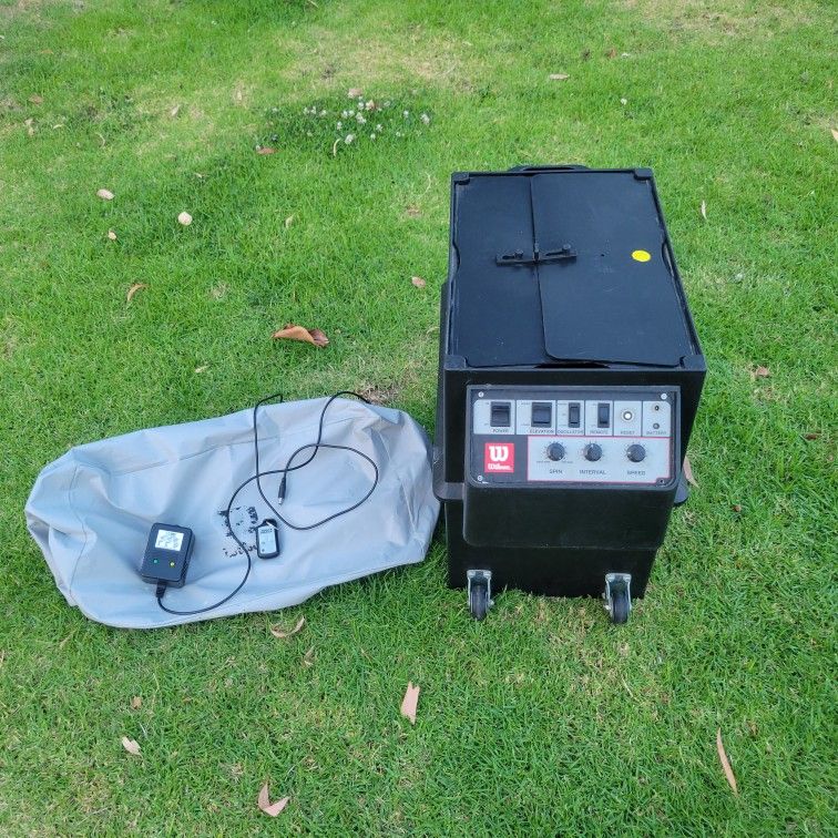 Wilson Tennis Ball Machine with Remote and 2Line Oscillation. for Sale