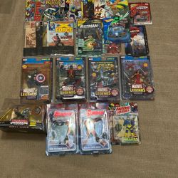 Sealed Toys - Marvel, DC, and Gundam