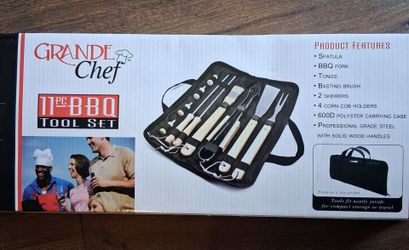 NEW GRAND CHIEF 11PCS BBQ SET
