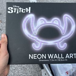 Neon Wall Art Color Stitch Decoration Room