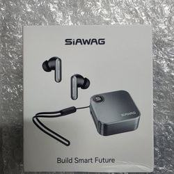 Bluetooth Headphones 5.4 Wireless Earbuds 2-in-1 Case and Phone Stand Noise Cancelling Earbuds Power