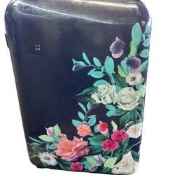 Fresh-Cut Floral Hard-Shell Suitcase 