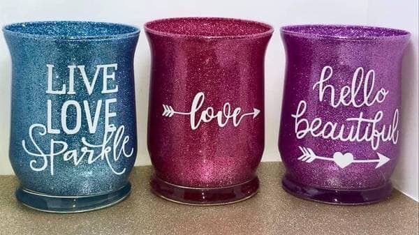Makeup brush/pencil holder