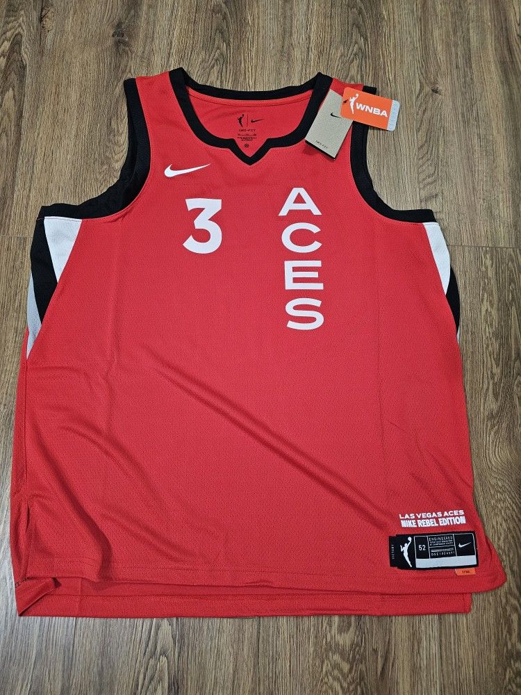New Candace Parker Nike Las Vegas Aces Rebel Edition WNBA Jersey Womens Medium Or Xl