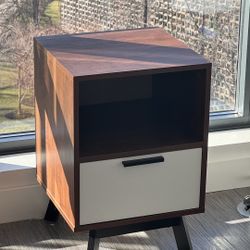 Mid-Century Modern Nightstand / Side Table (Set Of 2)