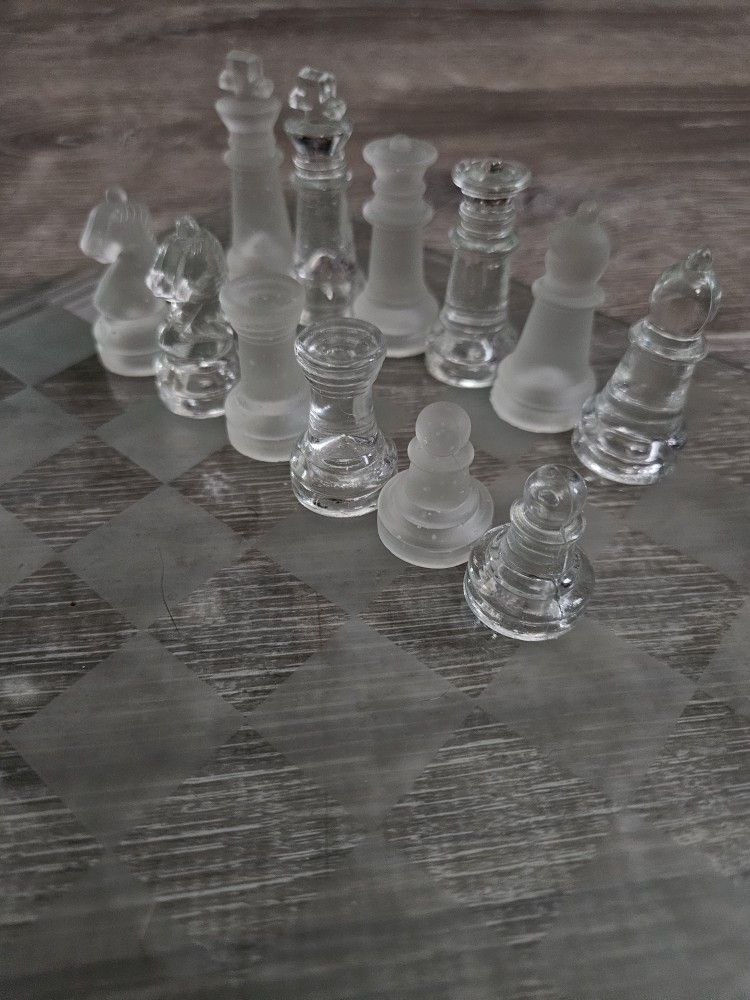 Glass Chess & Checkers
