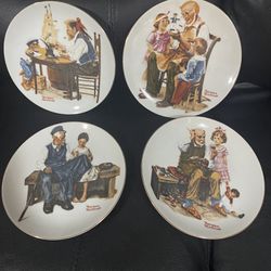 Four Beloved Classics by Norman Rockwell Series*LIMITED EDITION 1982 SEAL OF AUTHENTICITY