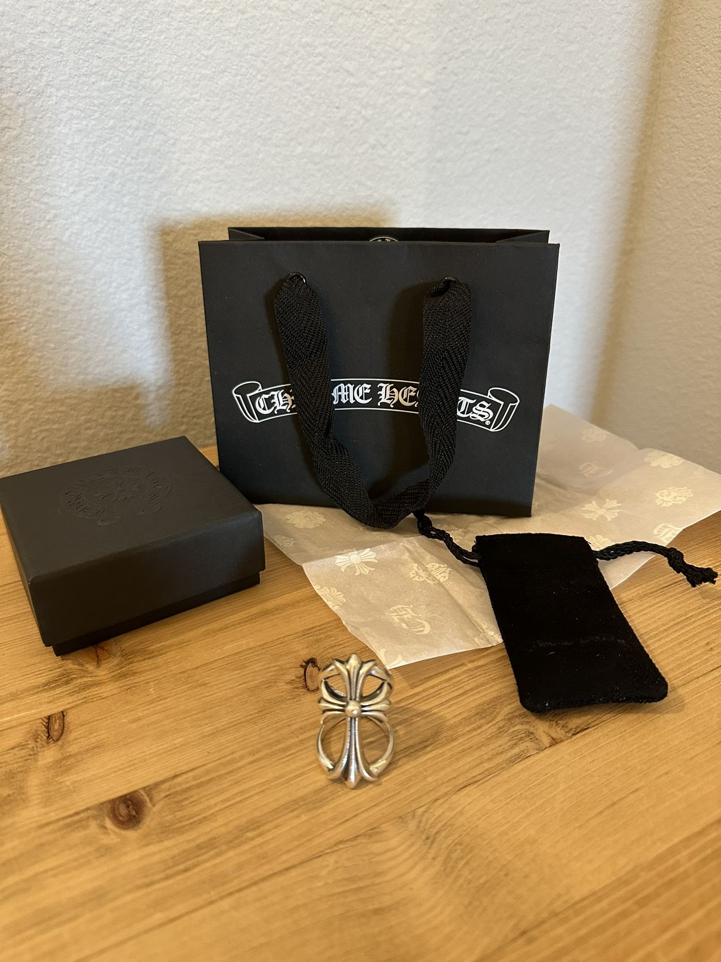Chrome Hearts Cross Ring Size 10