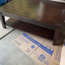 FREE Coffee table. 4ft x 3 ft x 18 inches tall