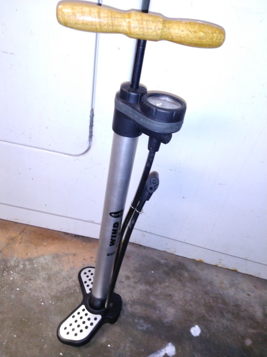 Summit Wind Shear Bike Pump With Gage