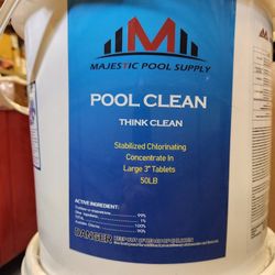 Chlorine 3 Inch Tablets 50 Pound Bucket
