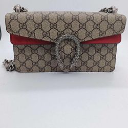 𝐆𝐮𝐜𝐜𝐢 𝐃𝐢𝐨𝐧𝐲𝐬𝐮𝐬 Tiger Head Mini Chain Shoulder Bag and Crossbody