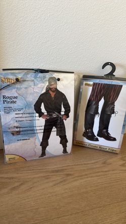Pirate Costume Set with Boot Tops