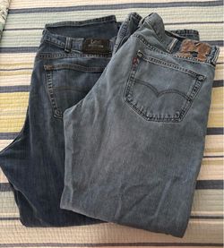 Two Pair of Men’s Jeans 38x32