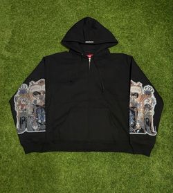 Black Michael Jackson Supreme Zip Up
