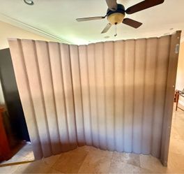 VersiPanel Acoustical Partition Wall 8ft Wide  by 6.5 ft.  Tall