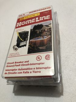 50 Amp GFCI Homeline Square D Breaker 