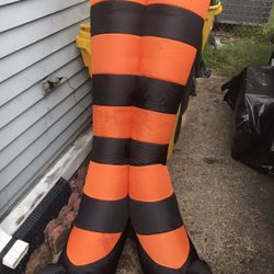 Large Electric Inflatable Witch Legs For Yard Only $30