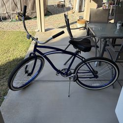 26 inch beach  cruiser / copilot bike trailer  combo