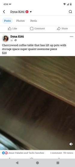 Darkwood Coffee Table 