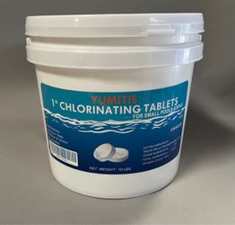 10lbs 1in Swimming Pool Chlorinating Tablets Chlorine Tabs