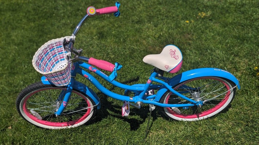 Nickelodeon's JoJo Siwa Girls Cruiser Bike with 20-Inch Wheels in Light Blue and Pink
