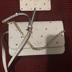 Kate Spade Hearts Crossbody / Wallet