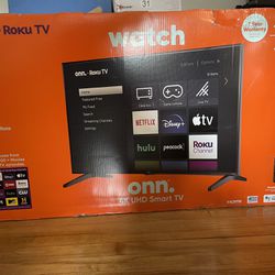 onn. 43” Class 4K UHD (2160P) LED Roku Smart TV HDR for Sale in Newton, MA  - OfferUp