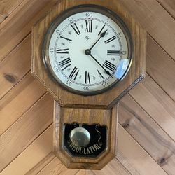 Regulator Wall Clock With Chime